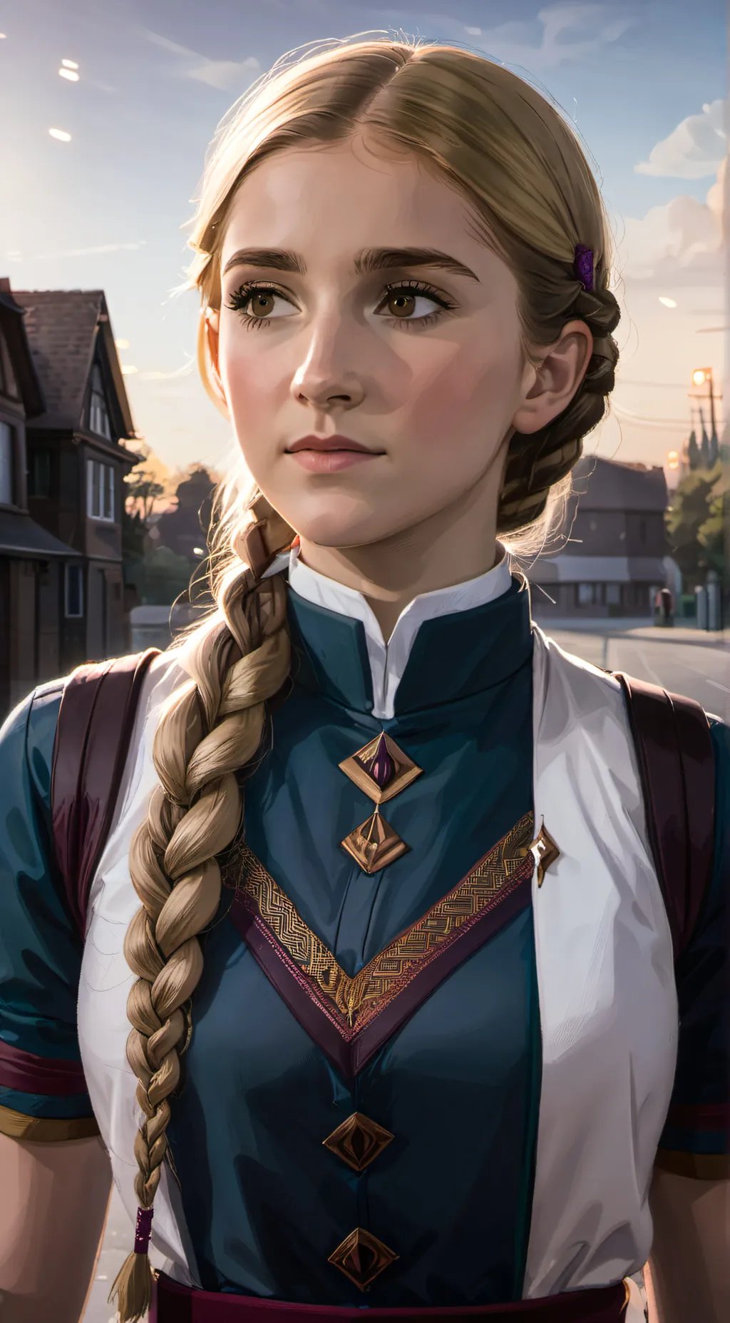 ai character: Primrose Everdeen background