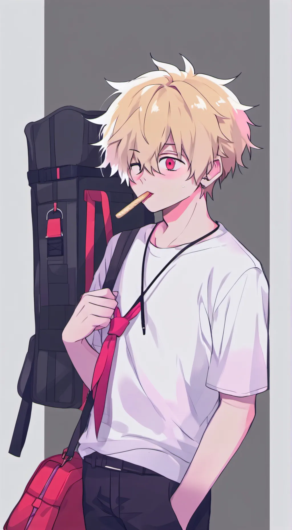 ai character: bakugo  background