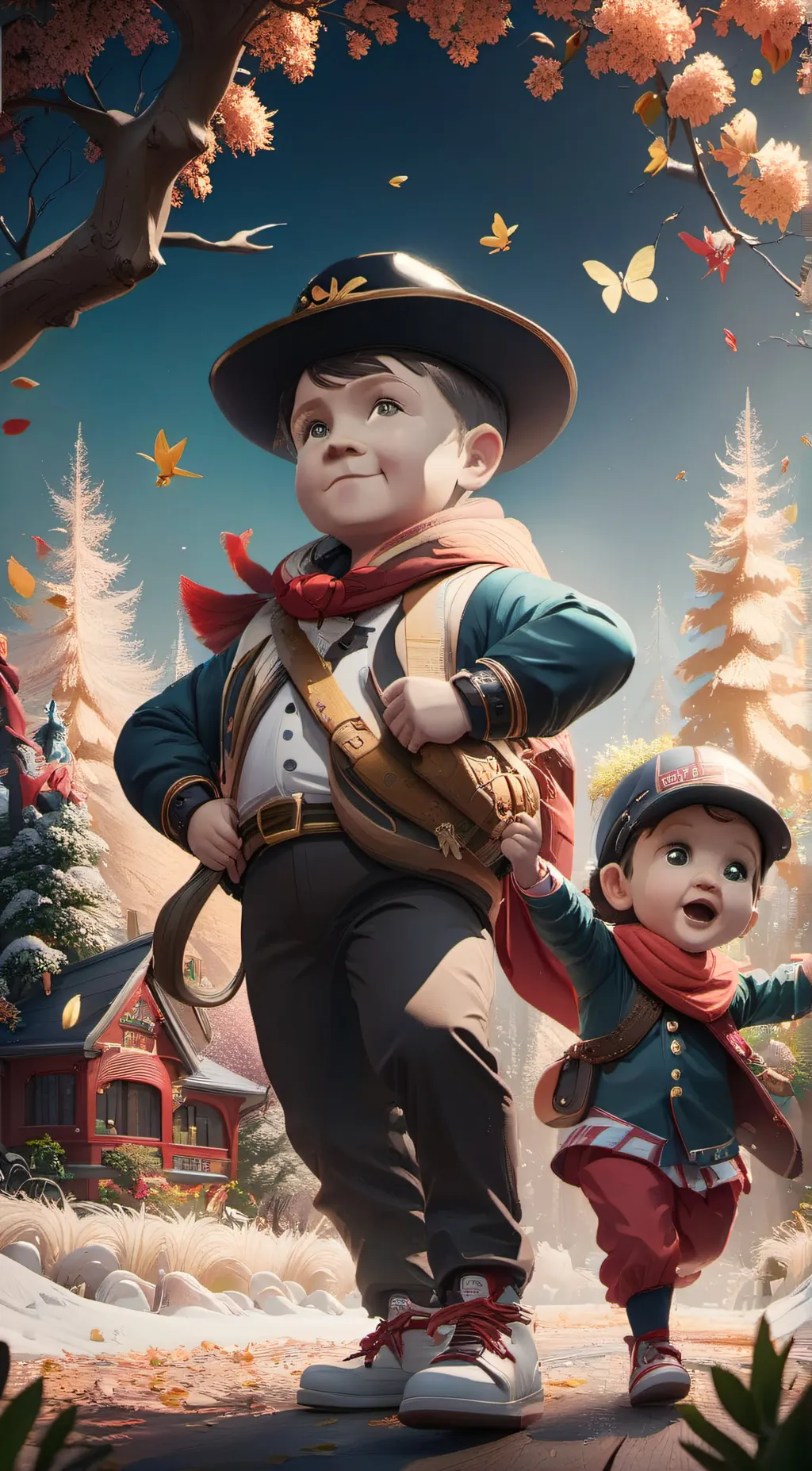 ai character: playhouse disney background