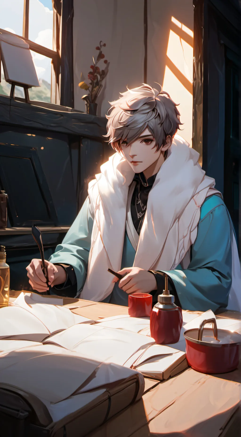 ai character: Max background