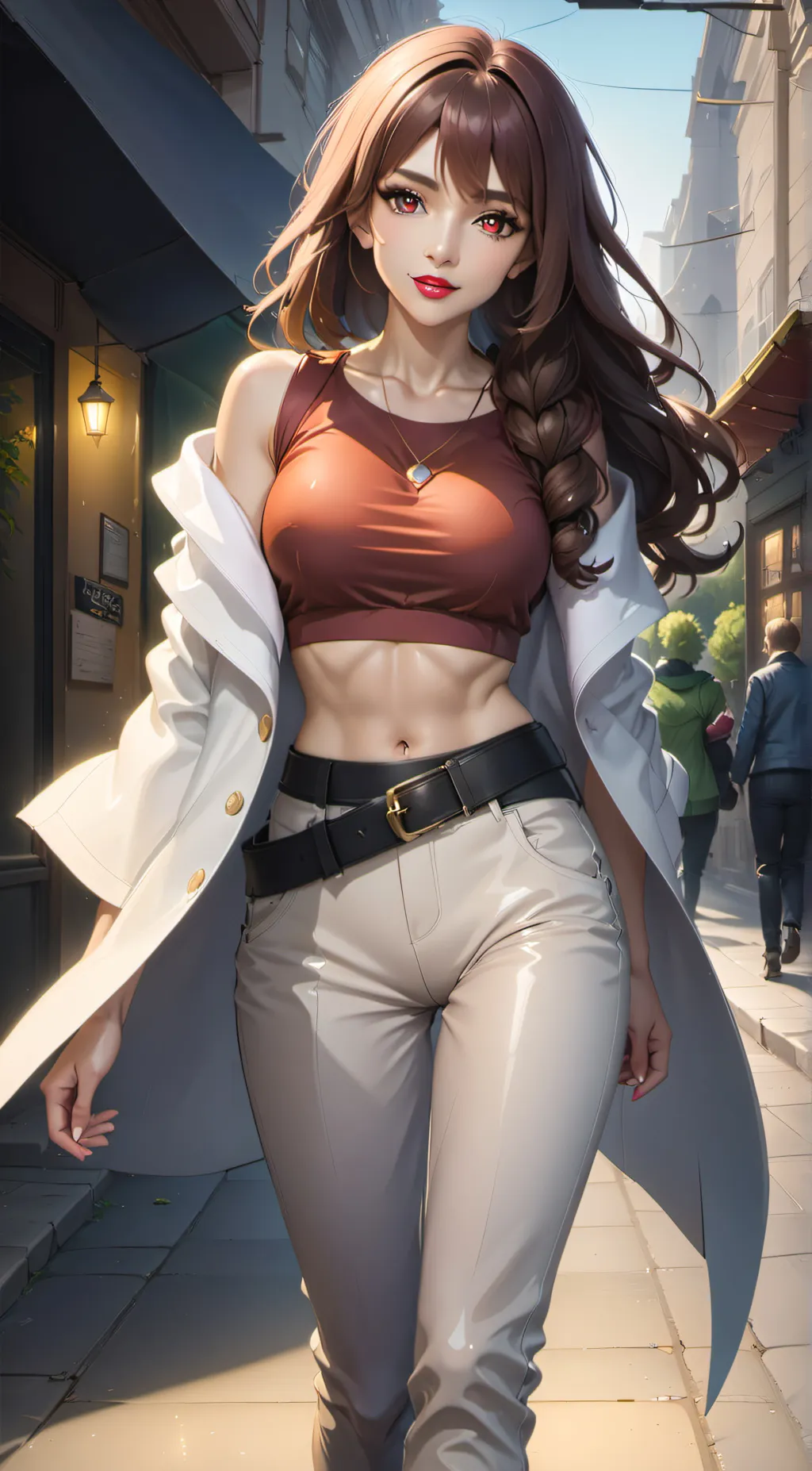 ai character: Lily Davis background