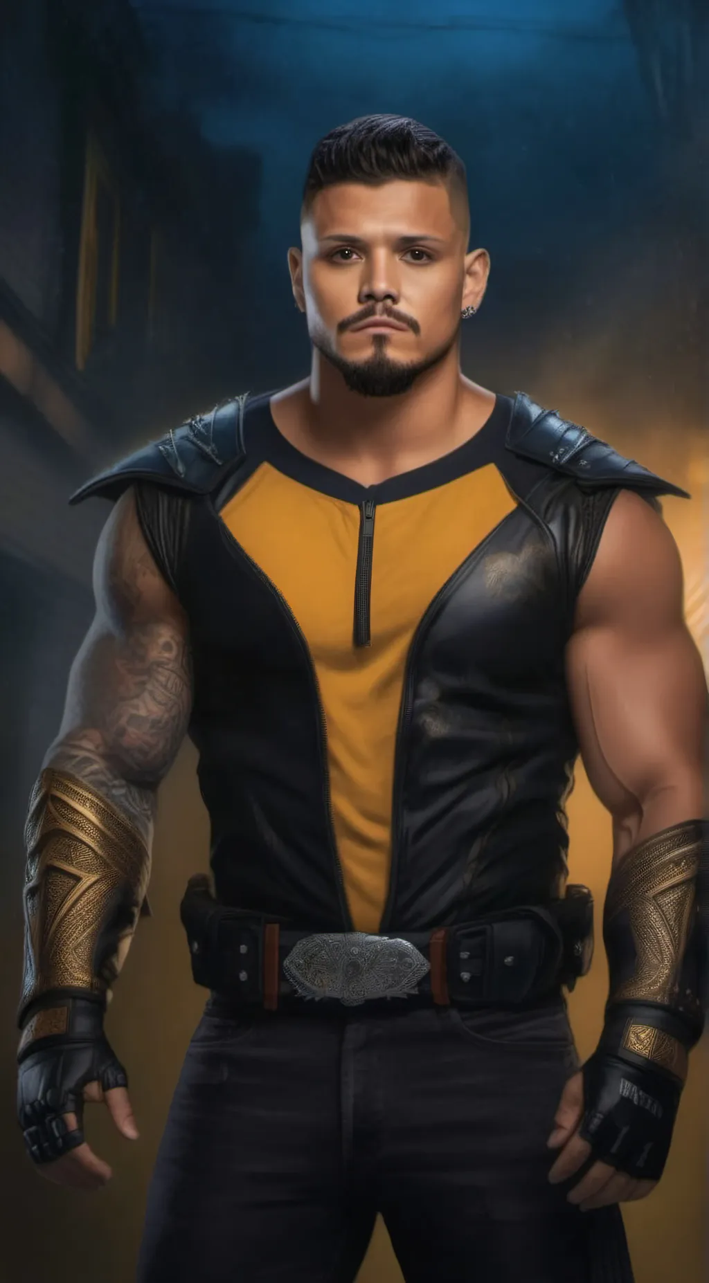 ai character: Dominik Mysterio  background