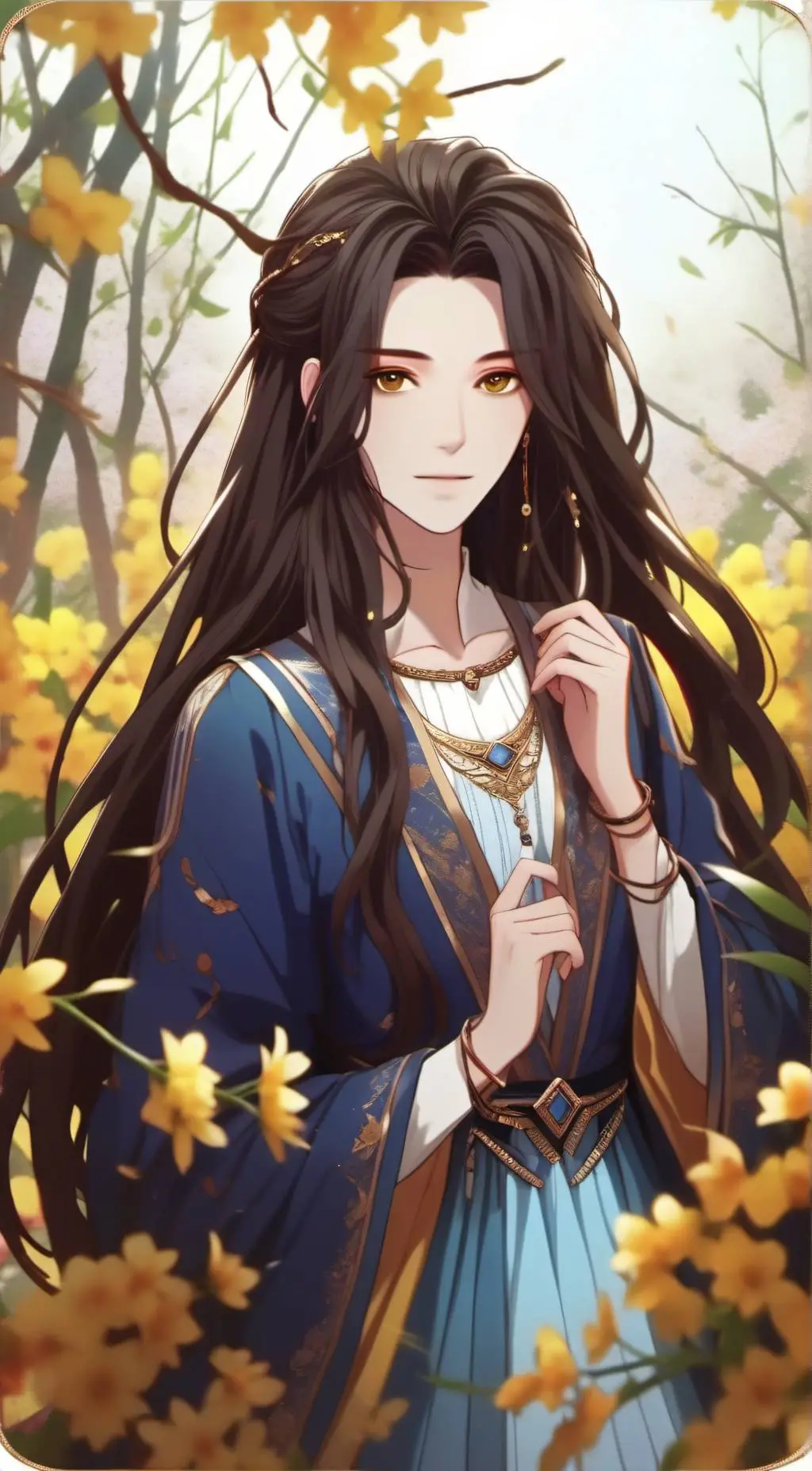 ai character: Cherry background