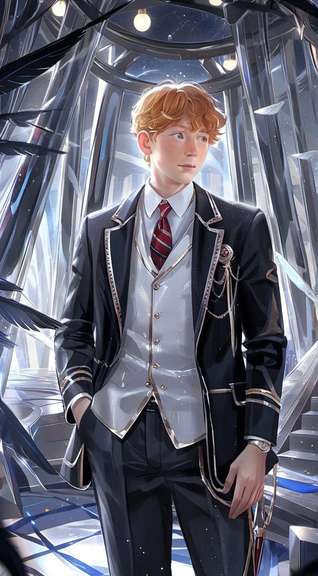 ai character: Ethan  background