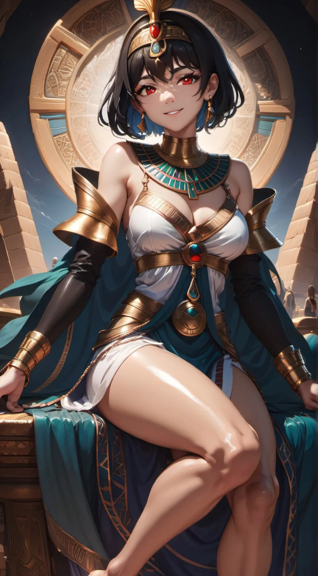 ai character: Cleopatra background