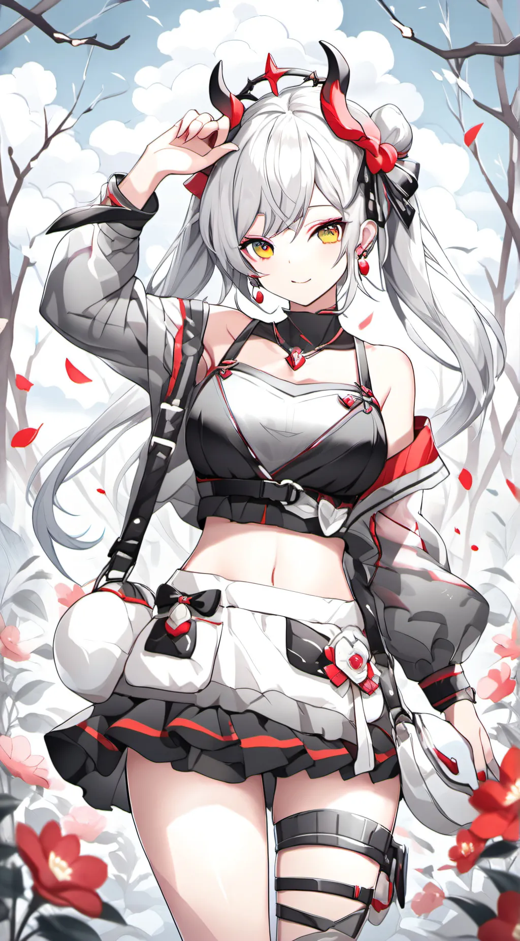 ai character: Hello Kitty background