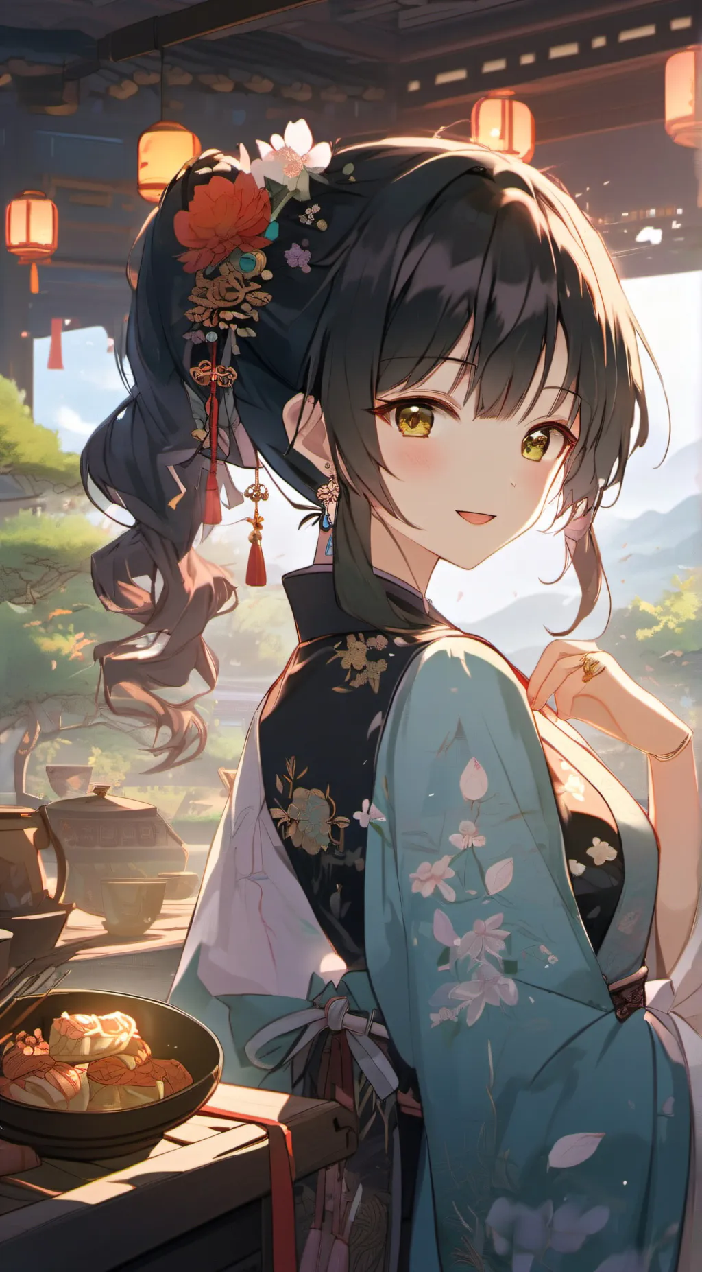 ai character: 死对头 background