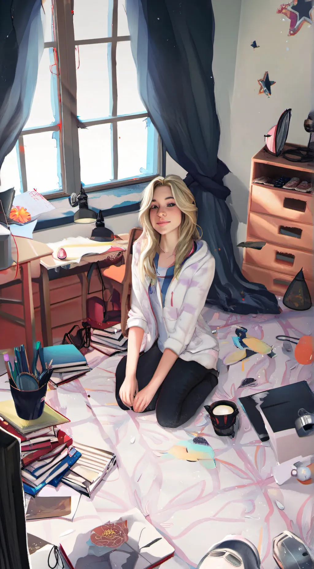 ai character: ivnn background