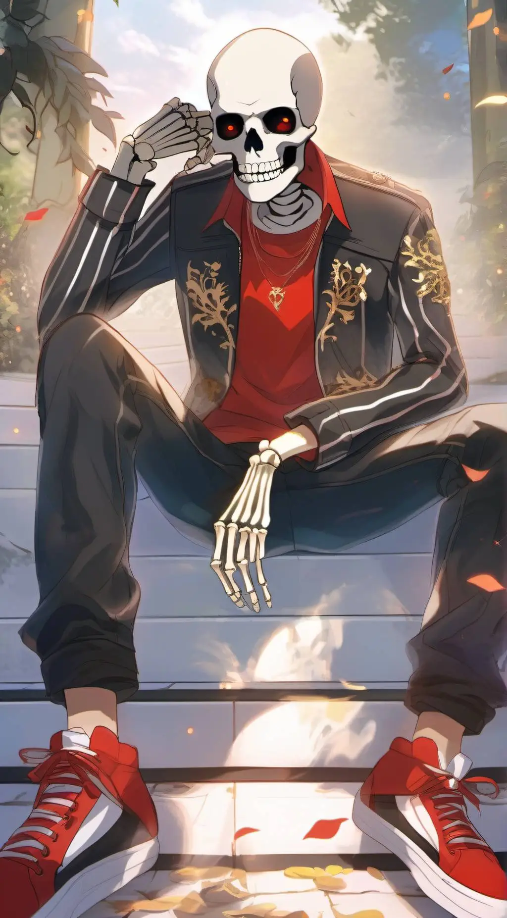 ai character: Christmas background