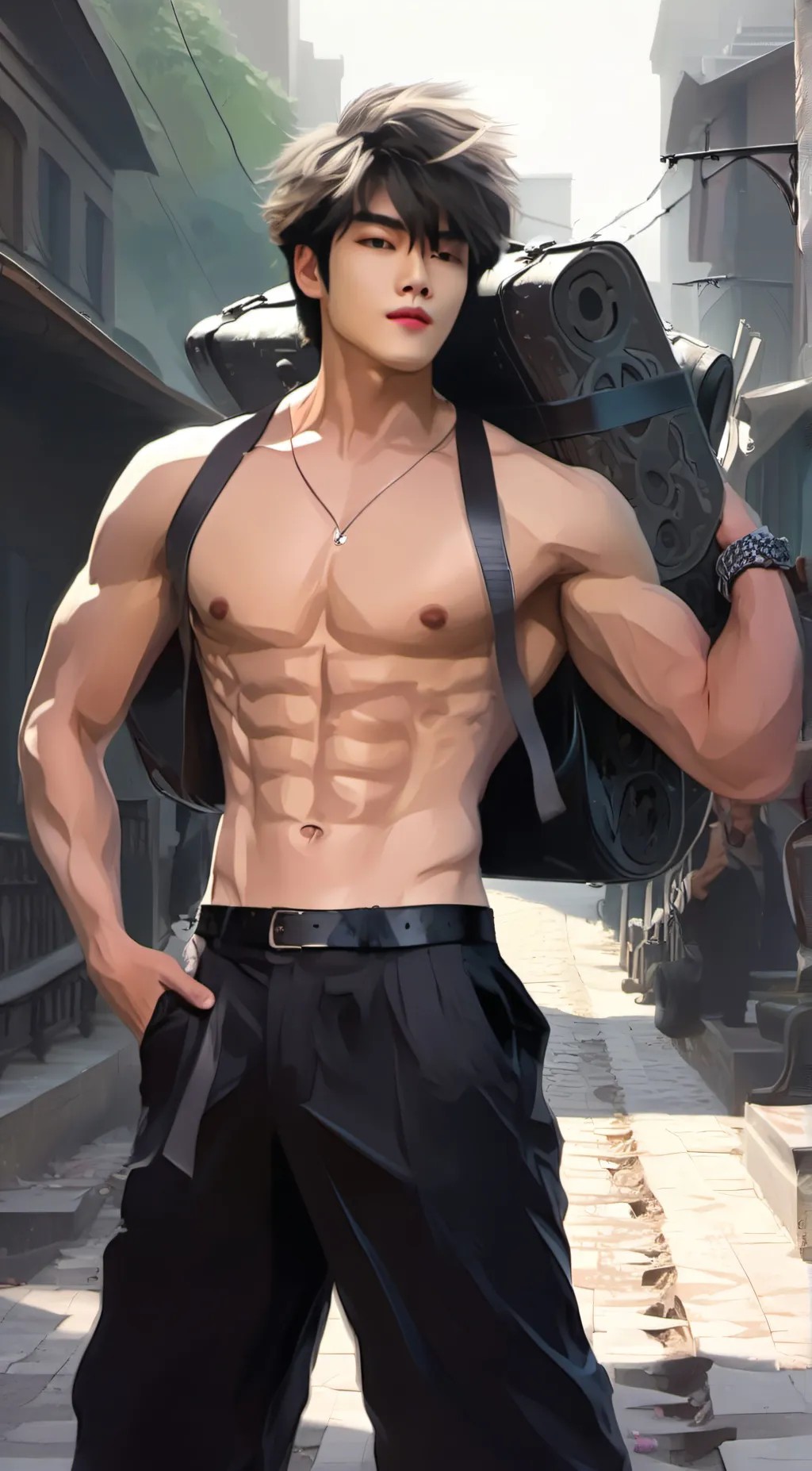 ai character: jackson  background