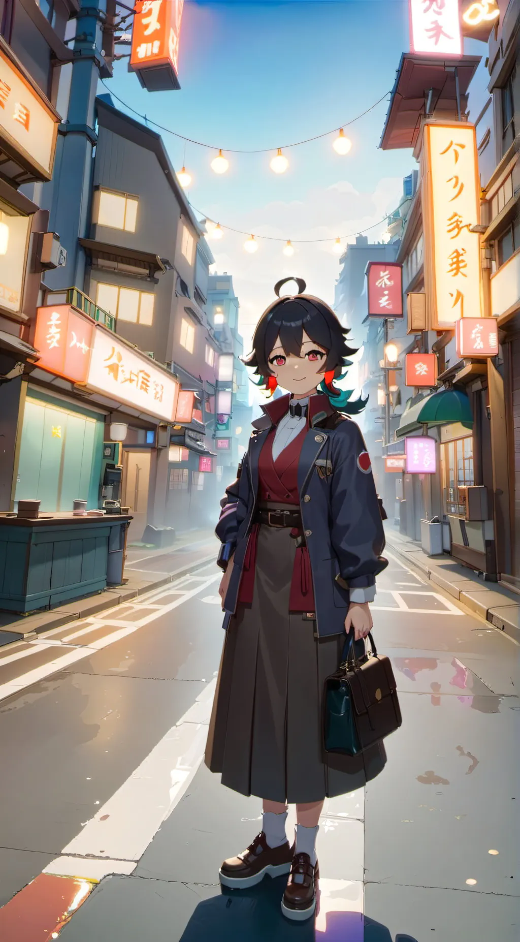 ai character: Rena  background