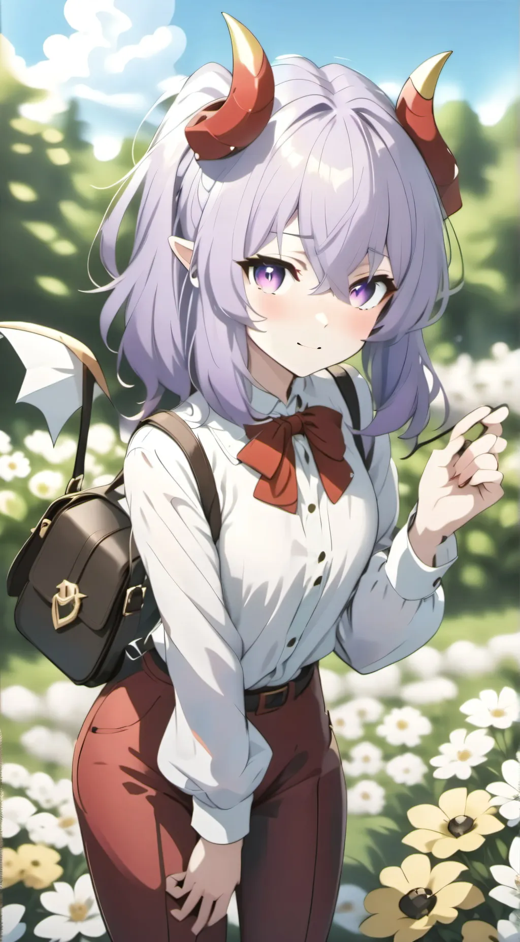 ai character: Luna background