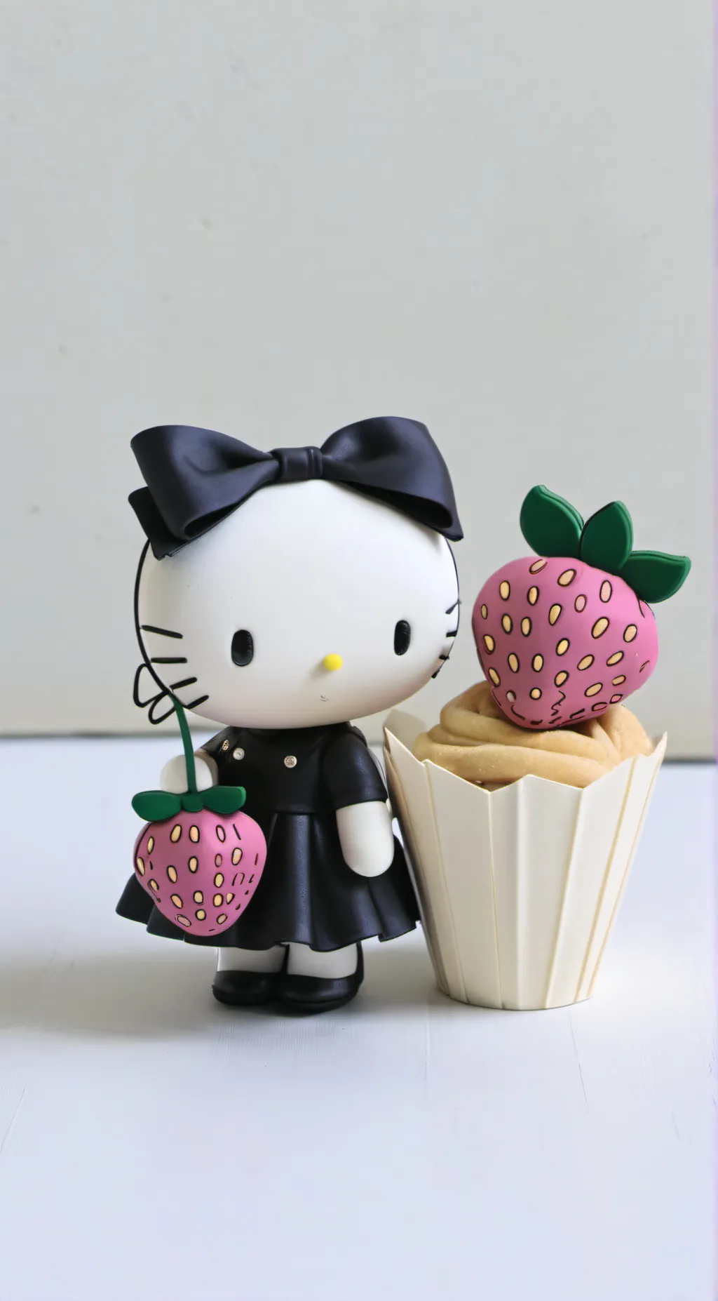 ai character: Hello kitty  background