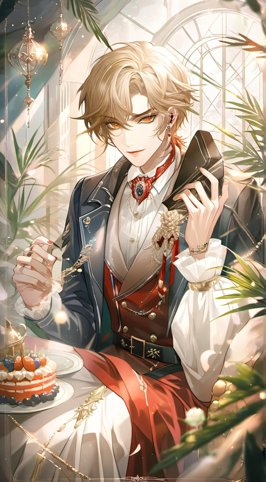 ai character: Hans  background