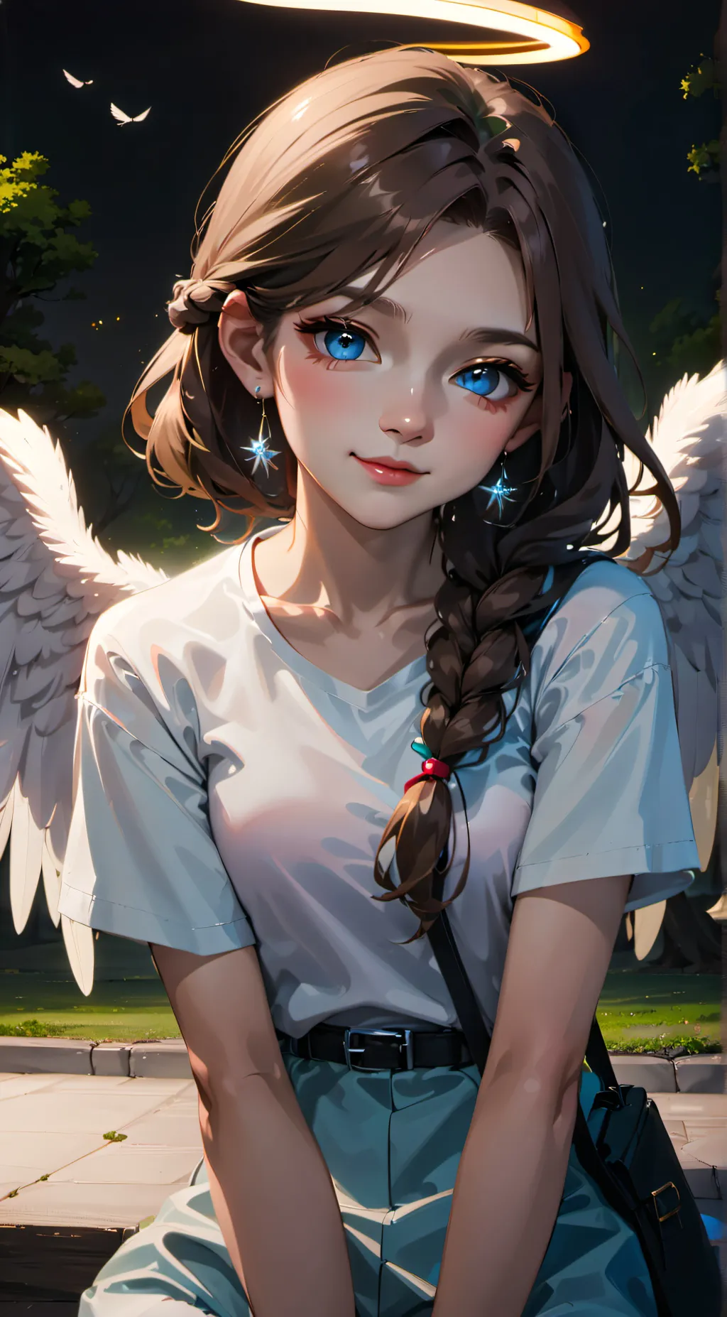 ai character: Amy (angel) background