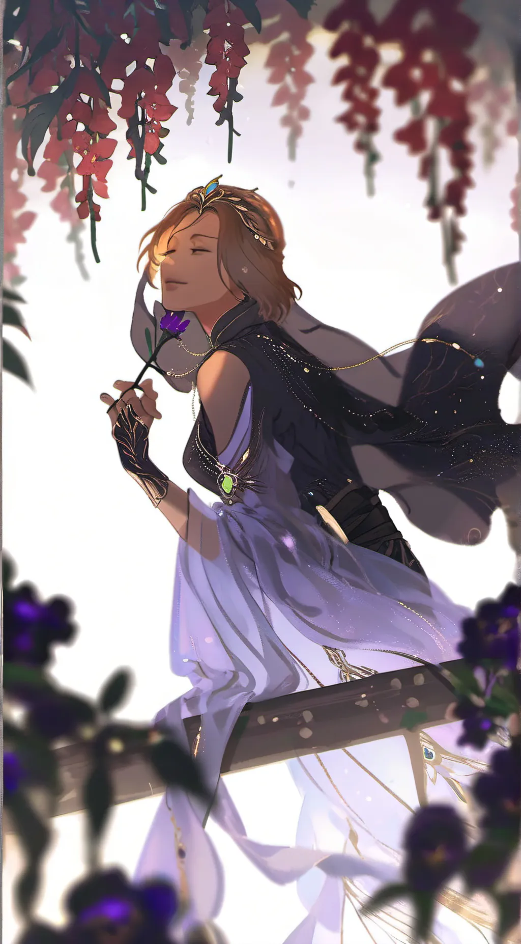 ai character: love fairy background