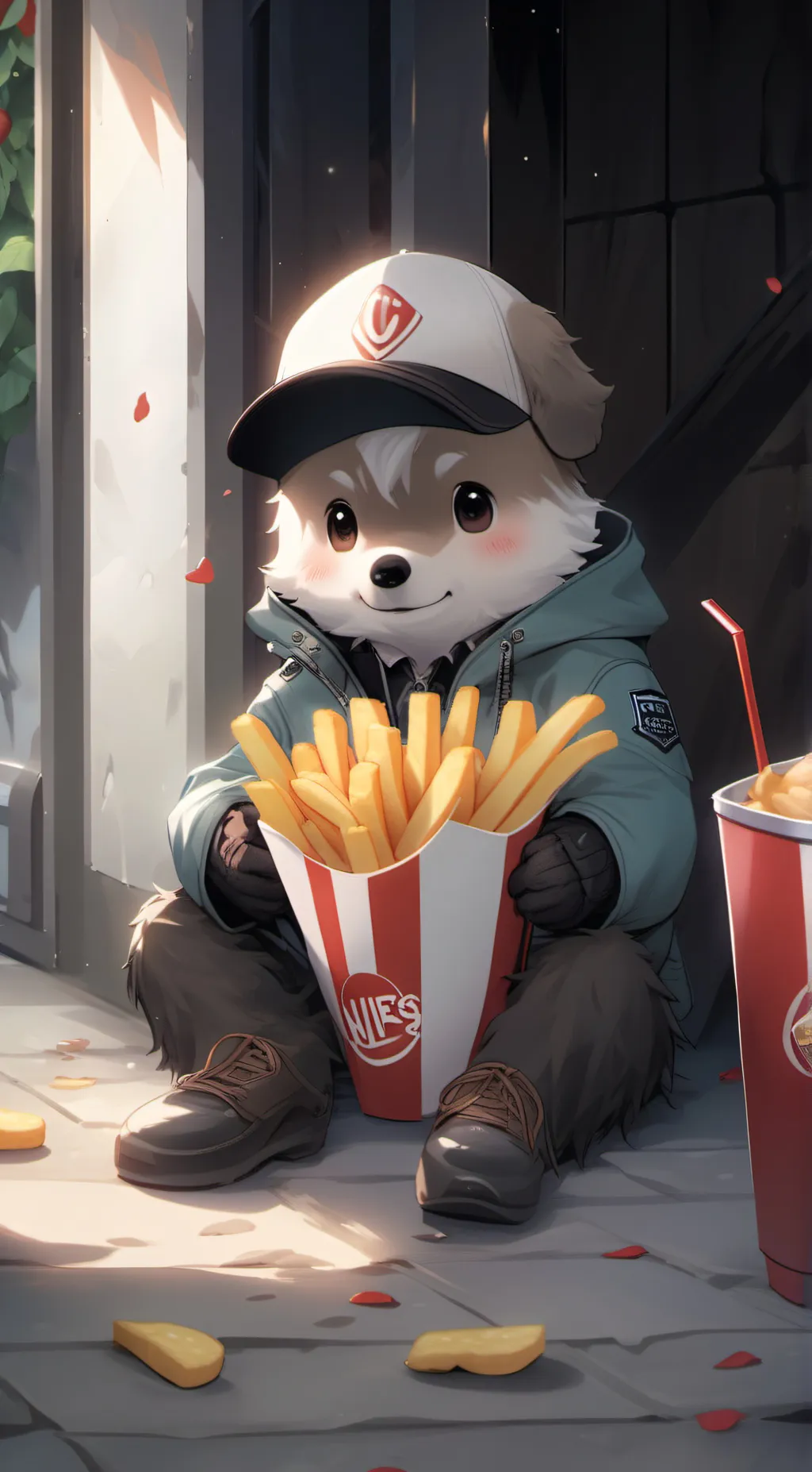 ai character: bun bun bunny background