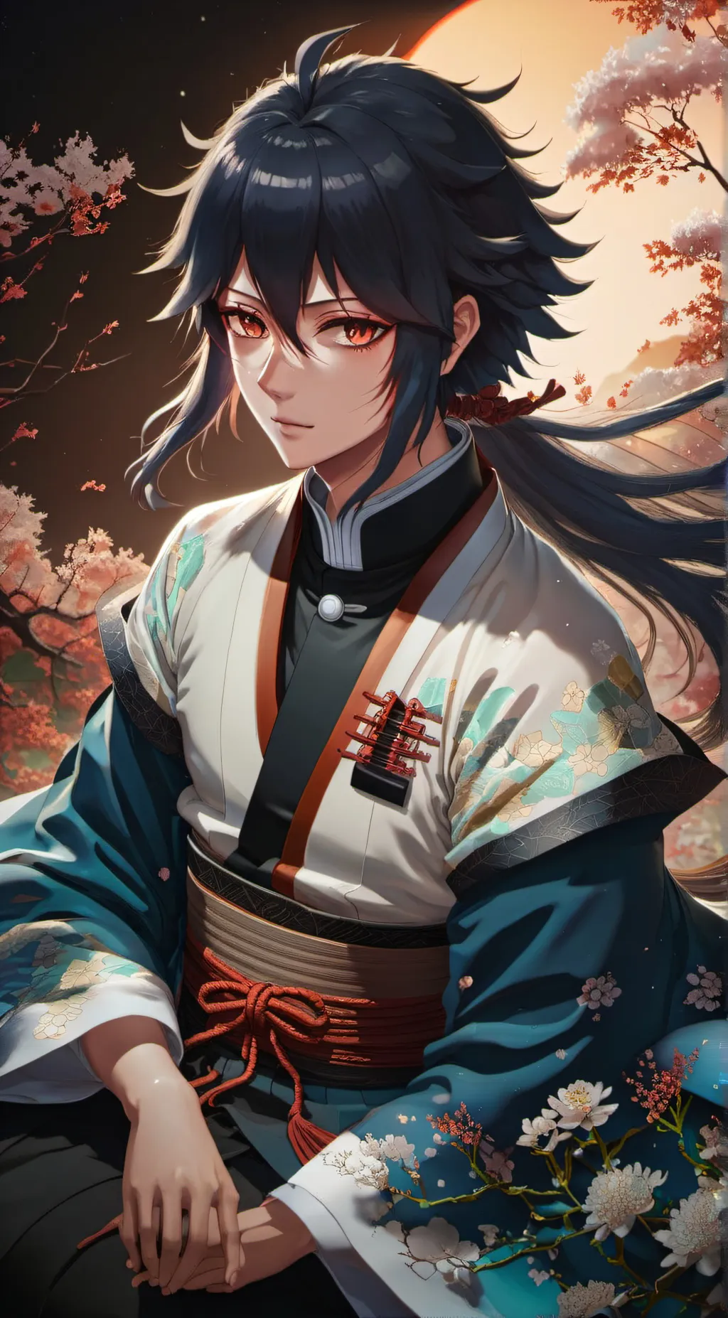 ai character: Giyu  background