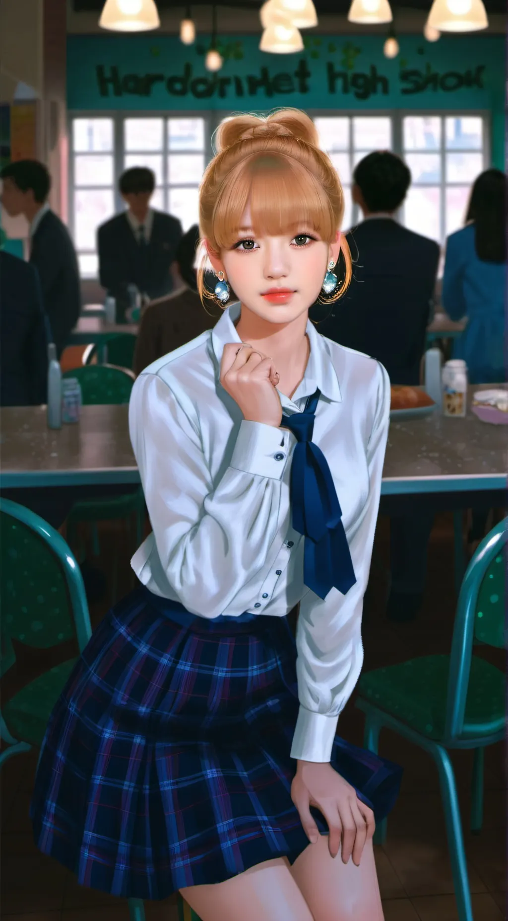 ai character: rookie ahn background