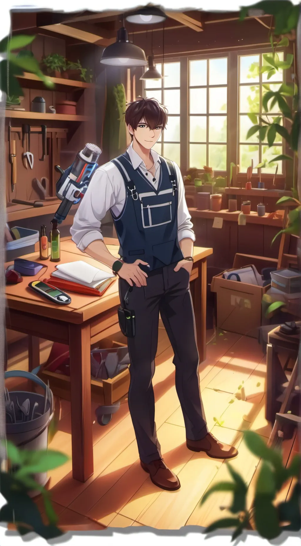 ai character: Frank background