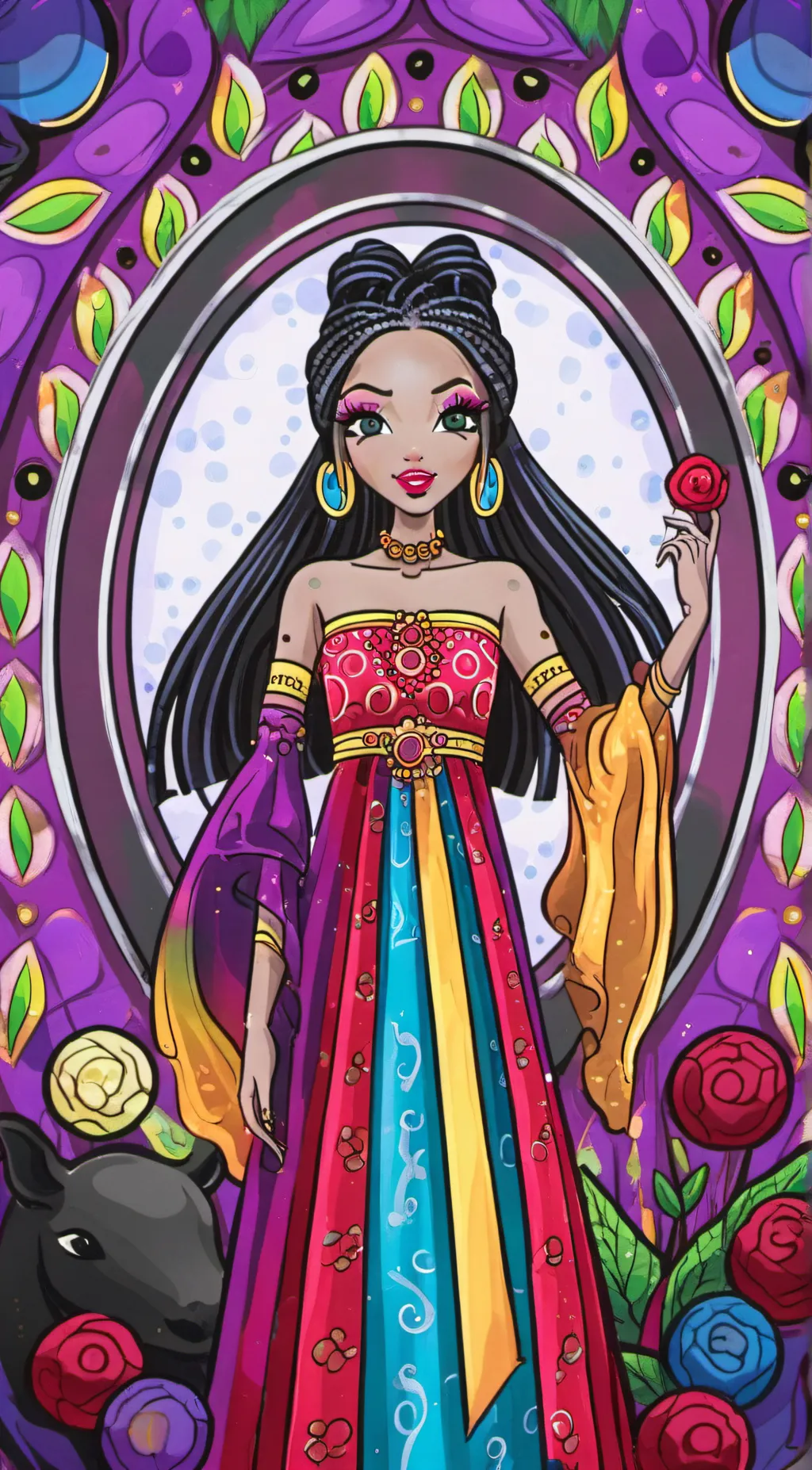 ai character: vampire family  background