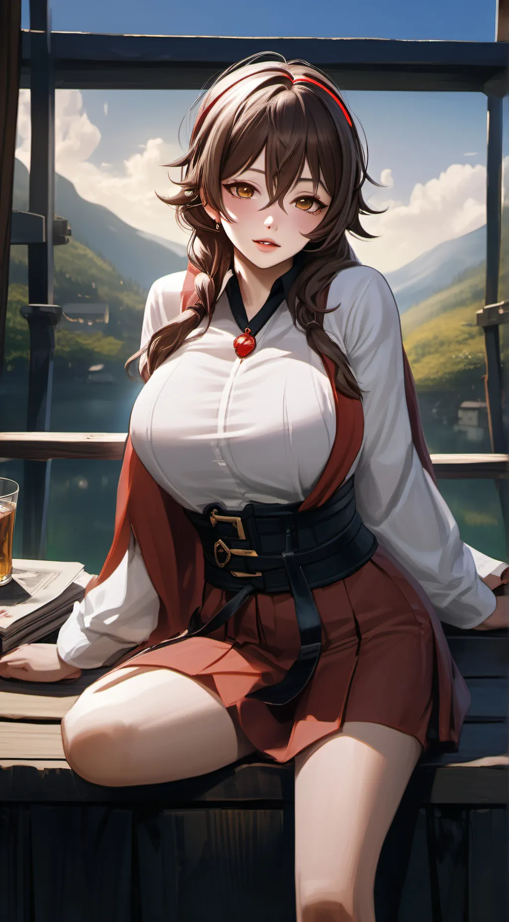 ai character: Scarlett background