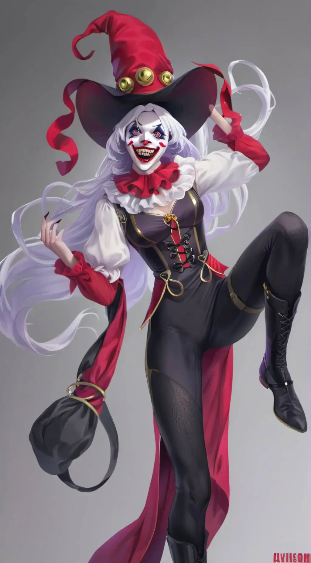 ai character: Gertrude the Clown background