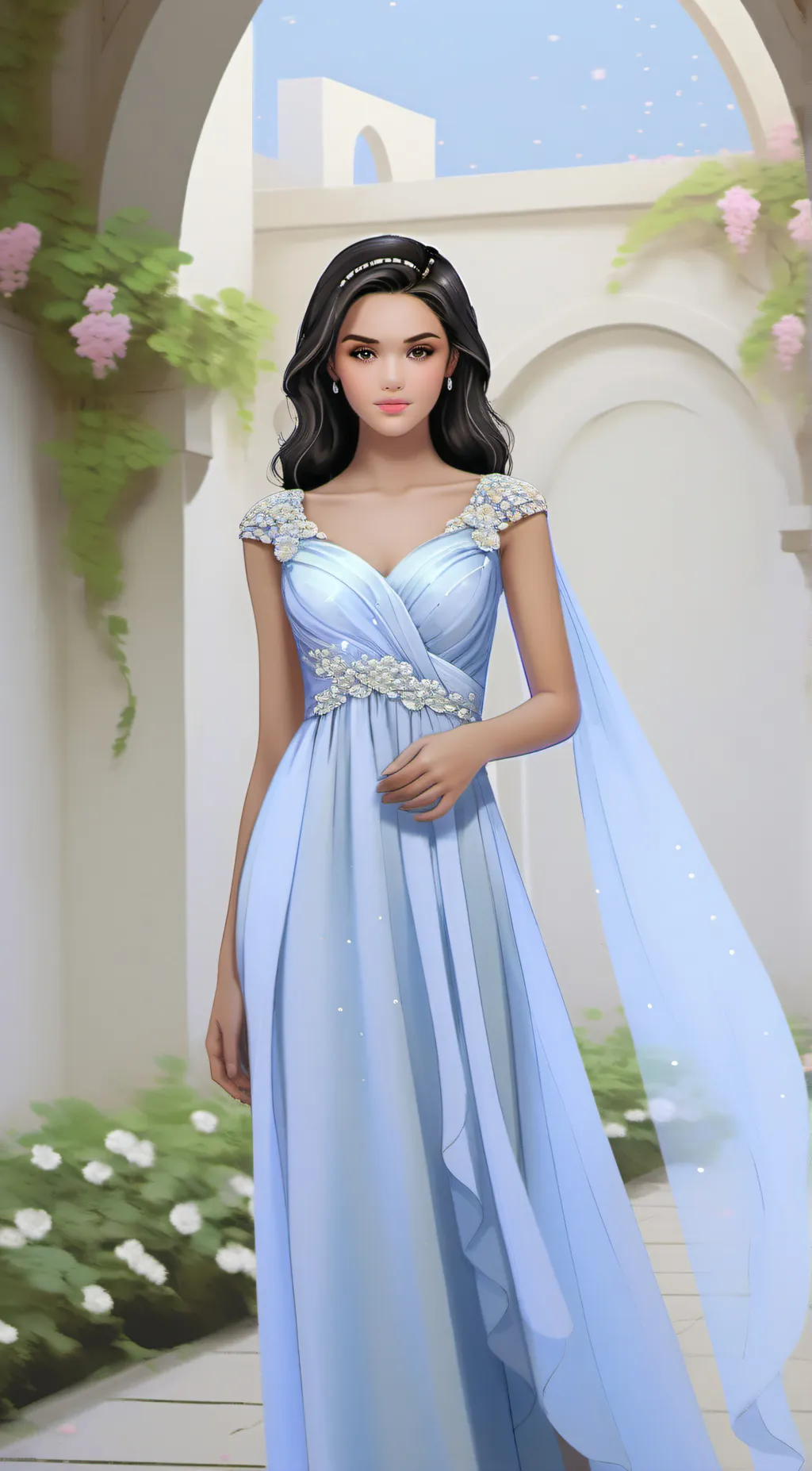 ai character: lilly background