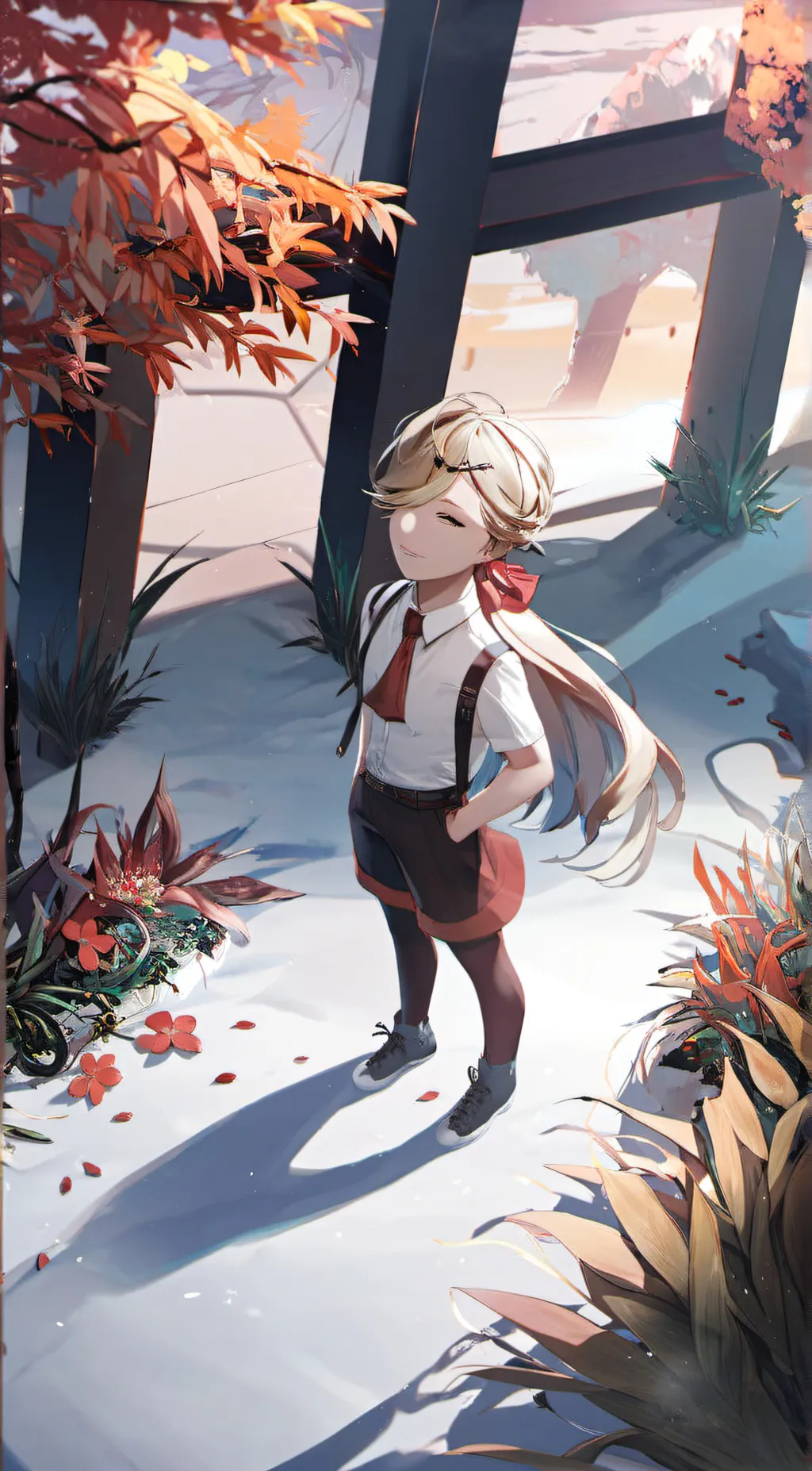 ai character: l Olivia  background