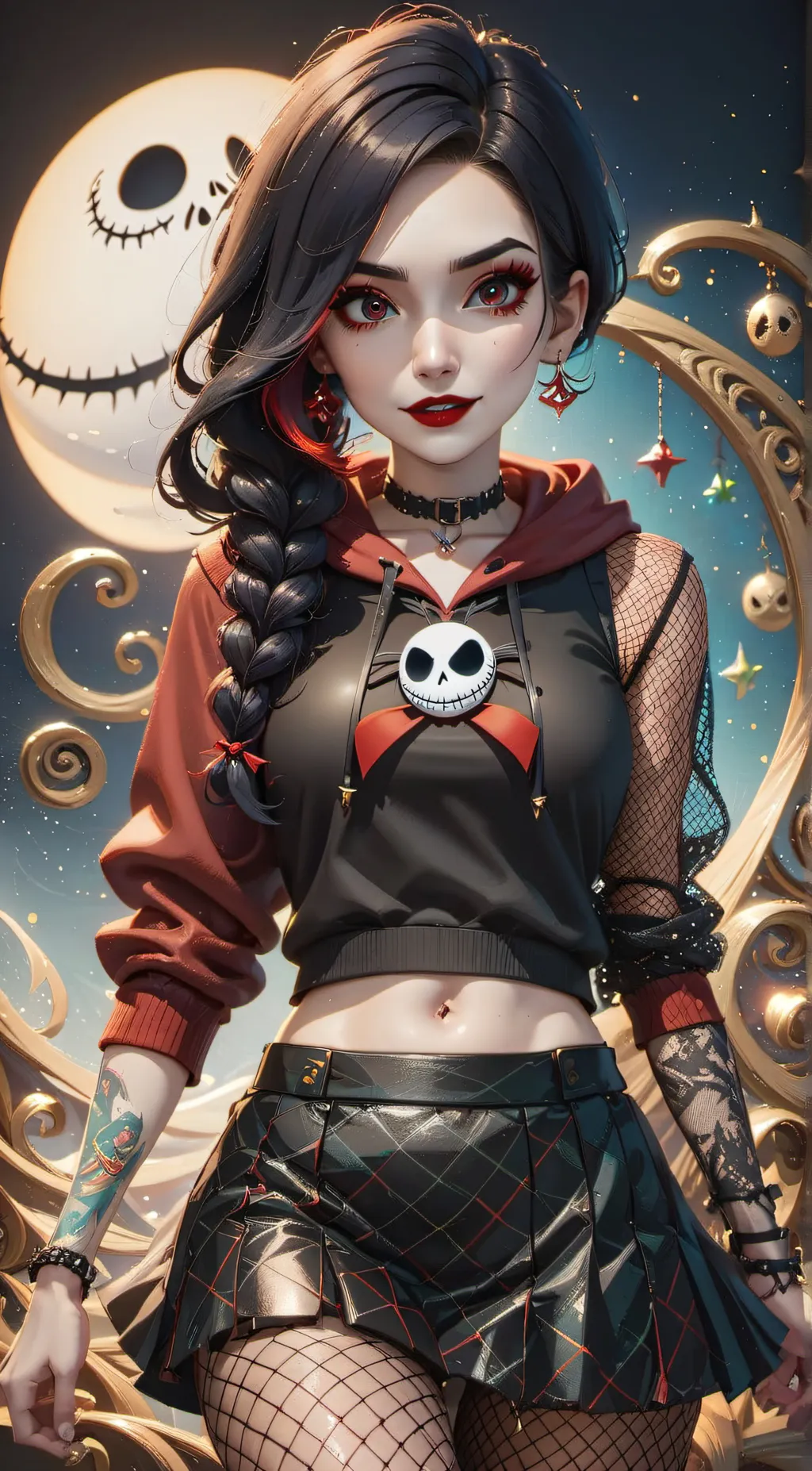 ai character: Selena ena background