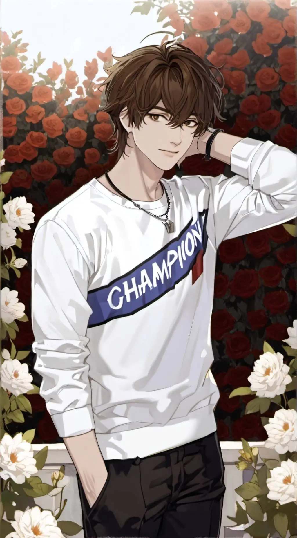 ai character: carder background