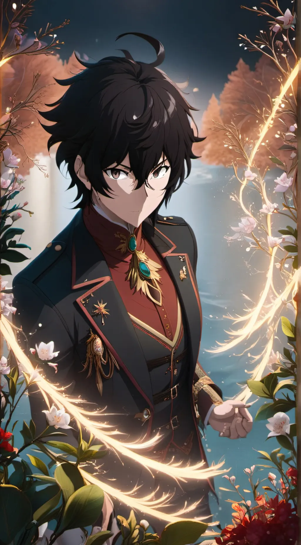 ai character: Makoto Shadow  background