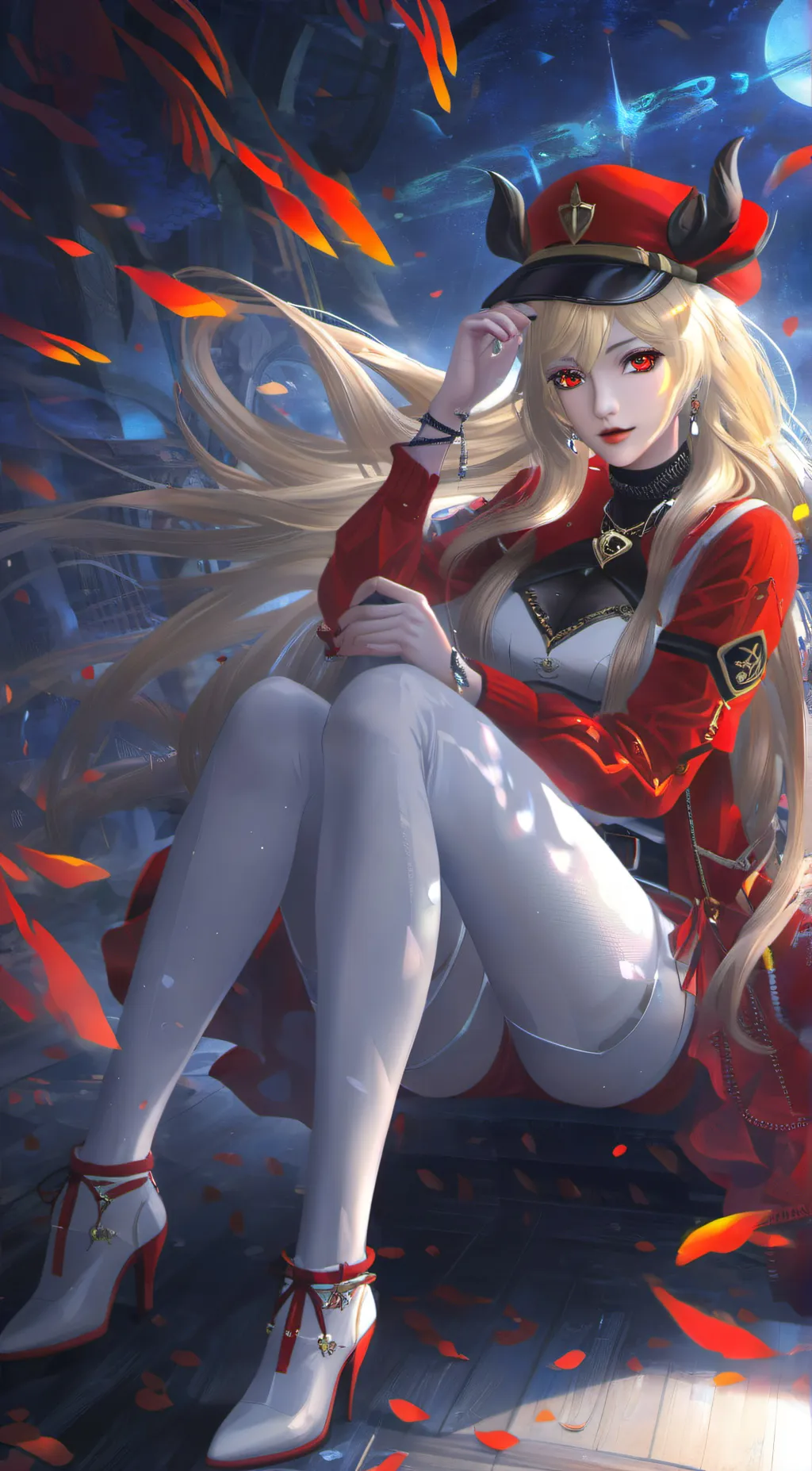 ai character: Aurora  background