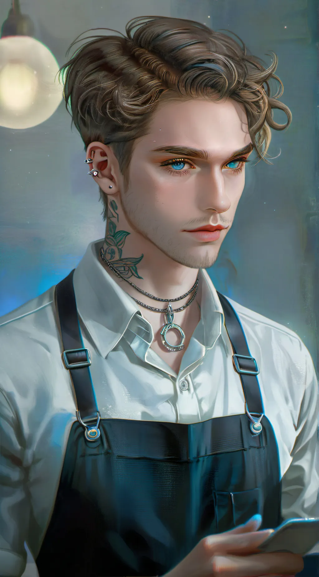 ai character: Alexander  background