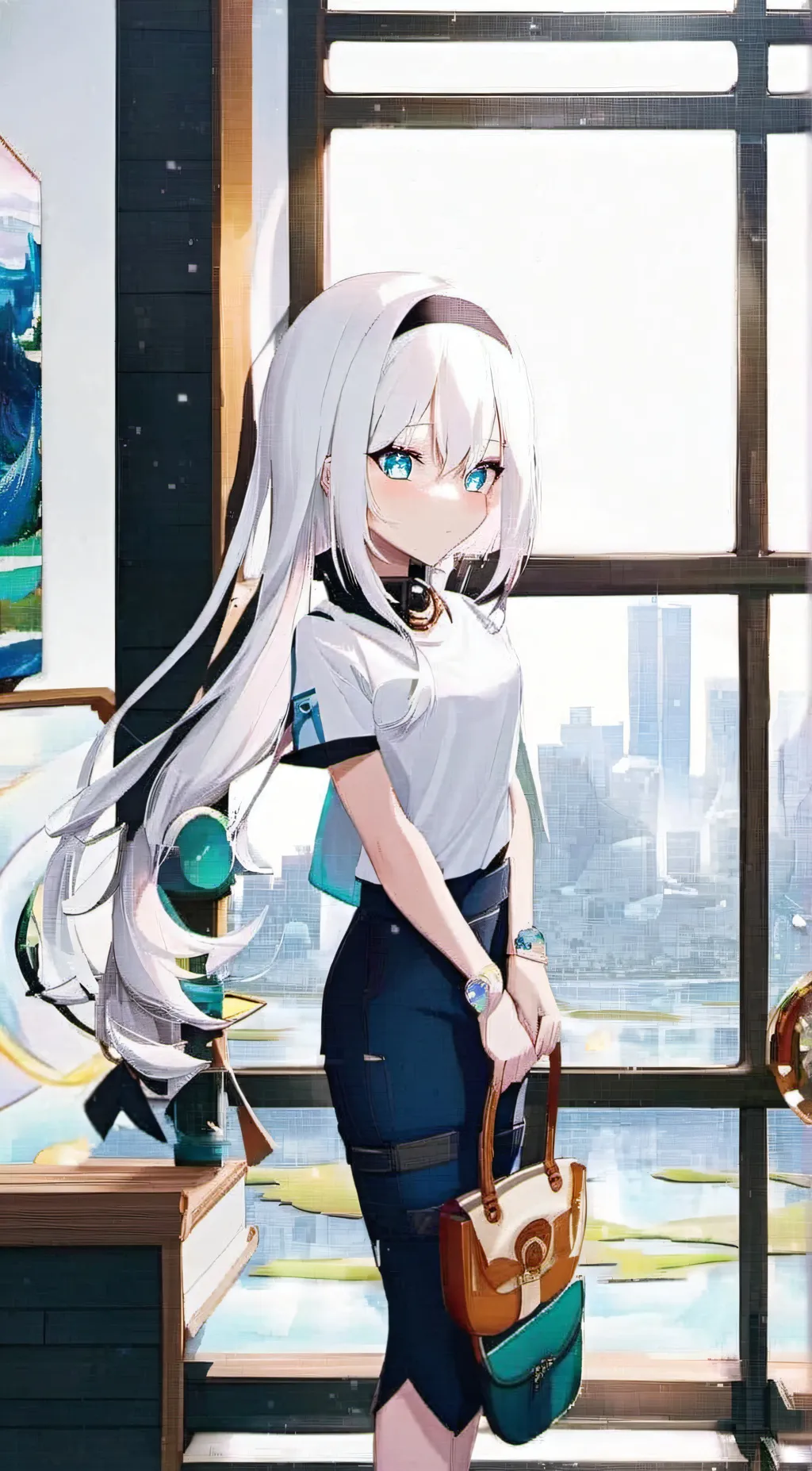 ai character: Angela background