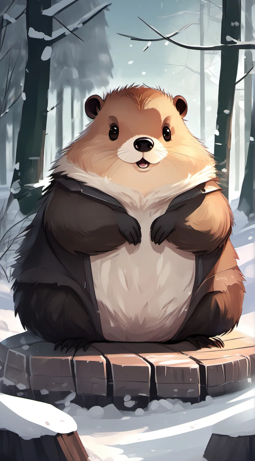 ai character: Bóber background