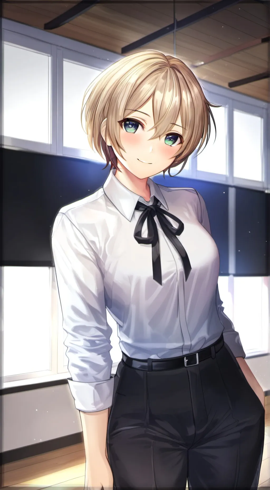 ai character: Yuzuriha background