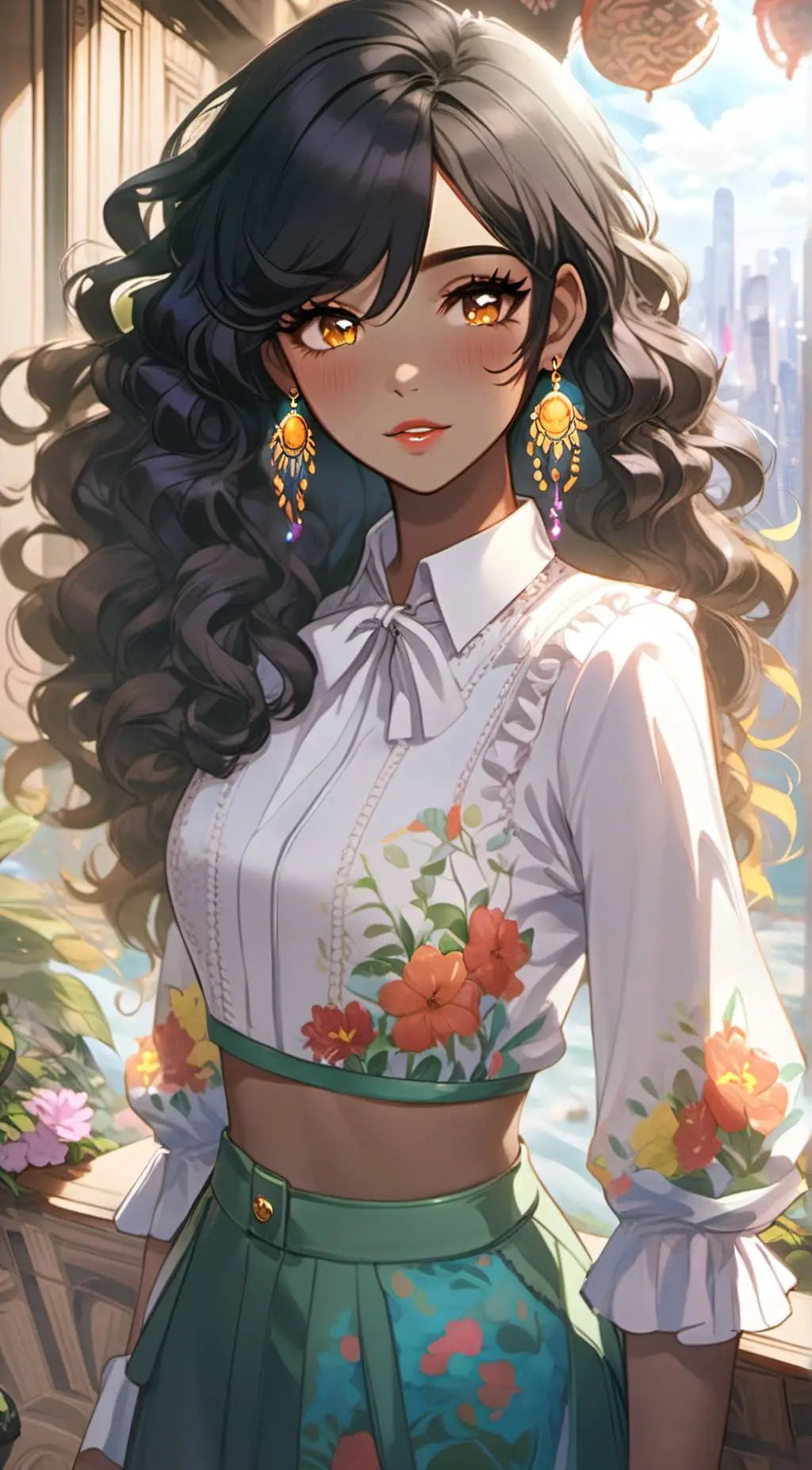 ai character: Mina background