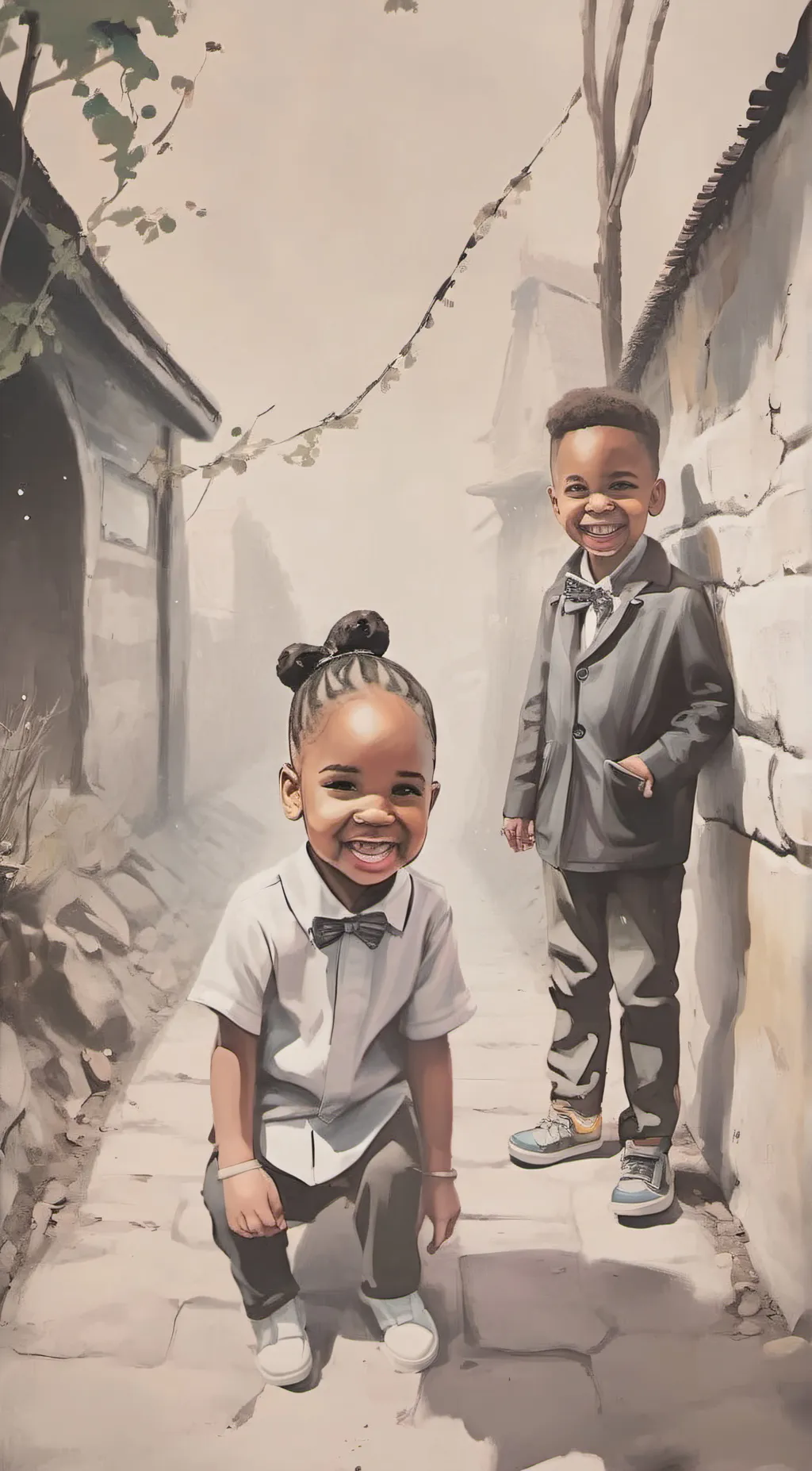 ai character: deja girl background