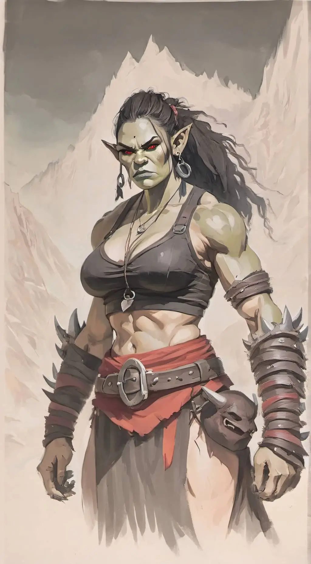 ai character: Nora background