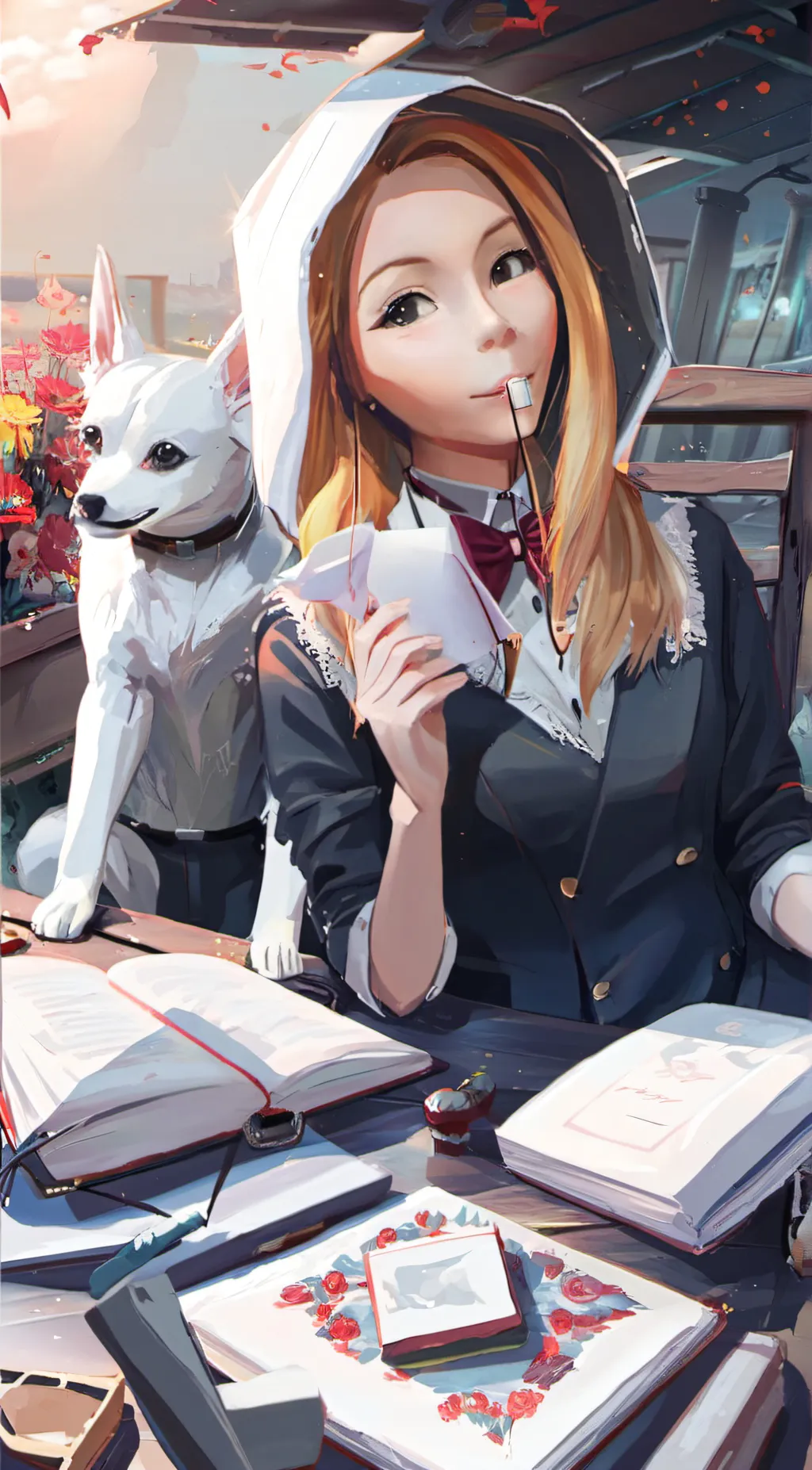 ai character: Abby background