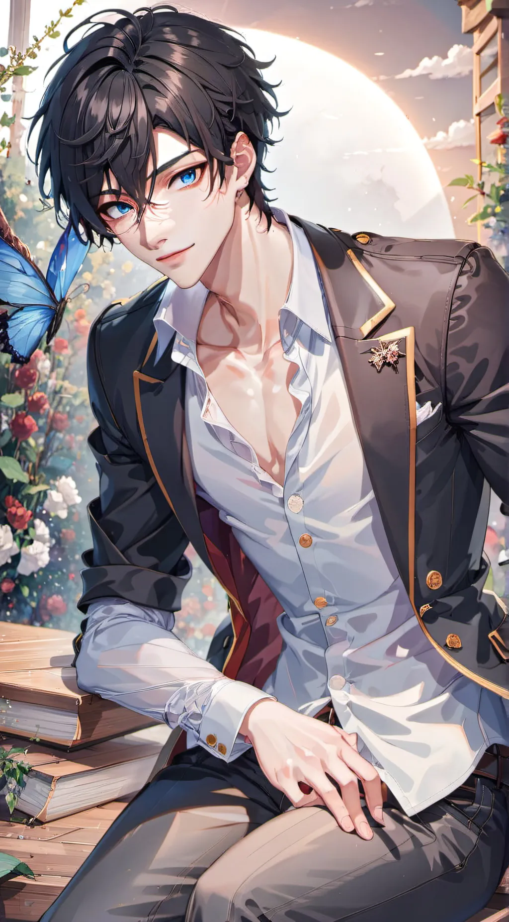 ai character: ☆Noah☆ background