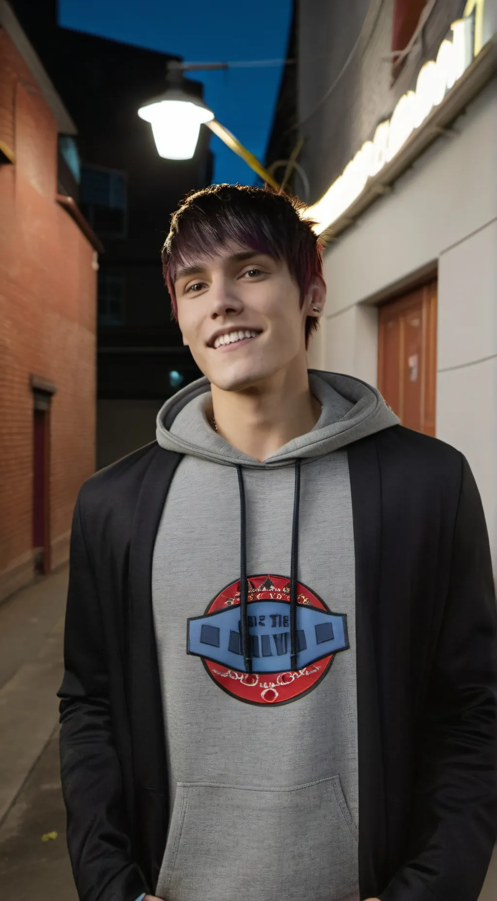 ai character: Colby Brock  background