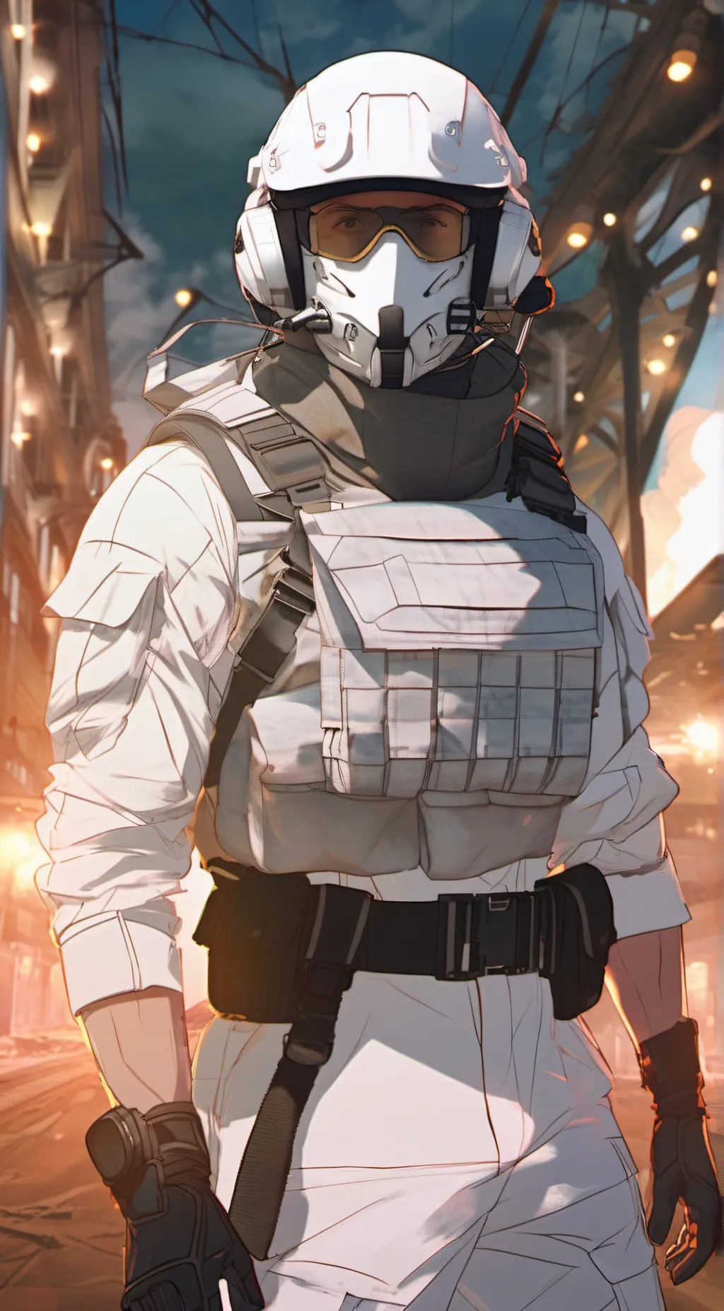 ai character: last man battalion background