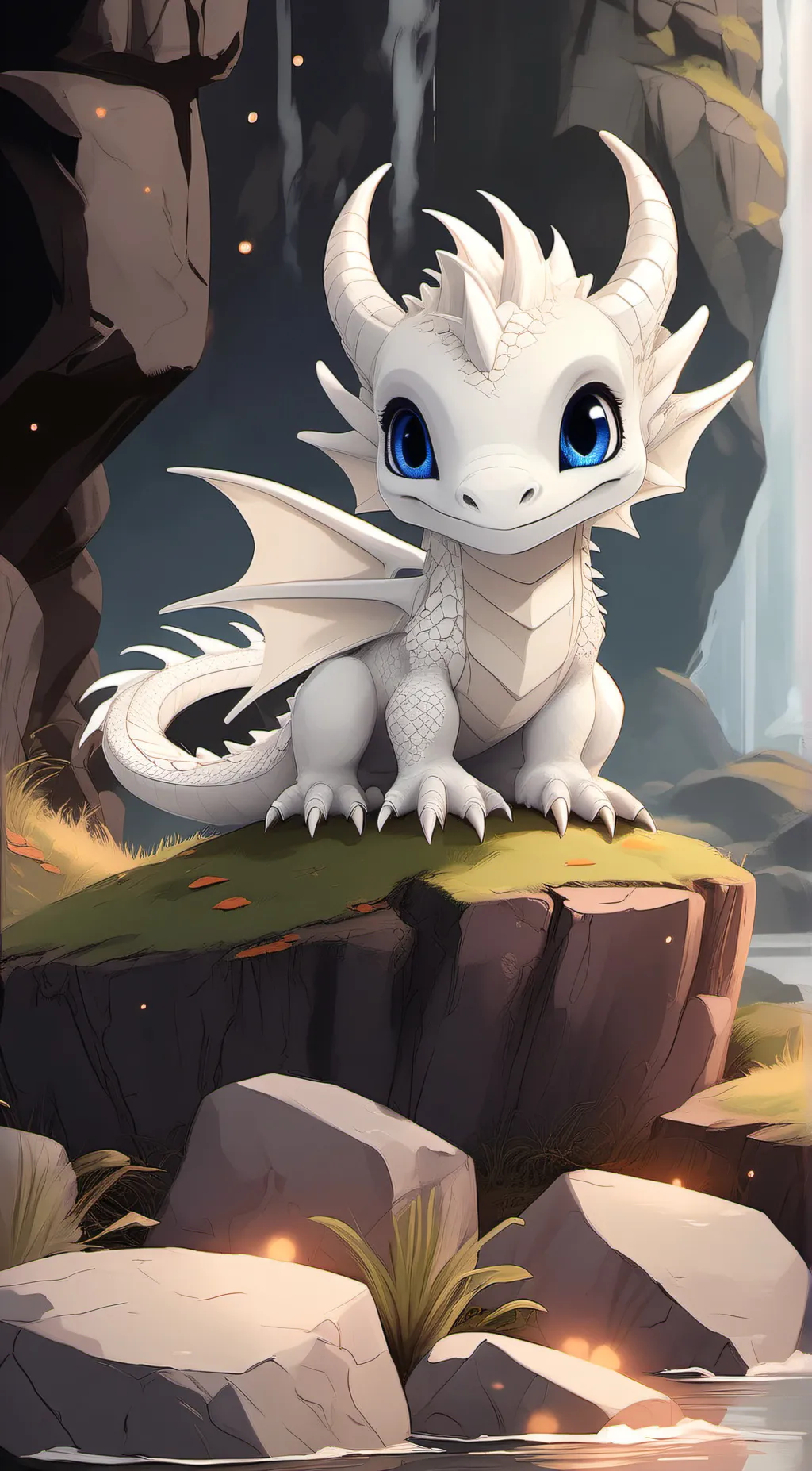 ai character: Winter background