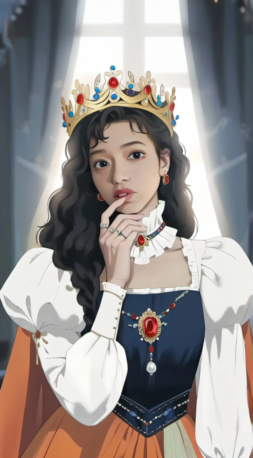 ai character: Grai background