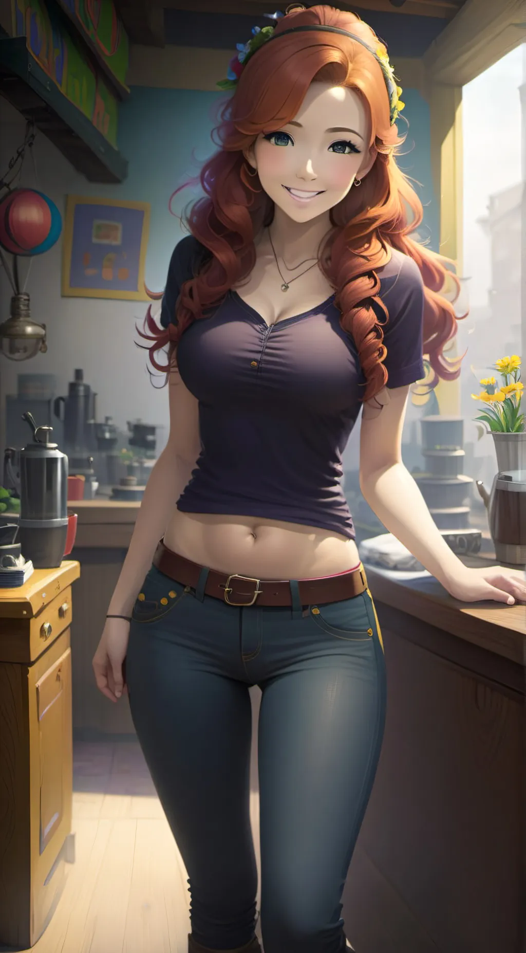 ai character: Brenda Thompson  background