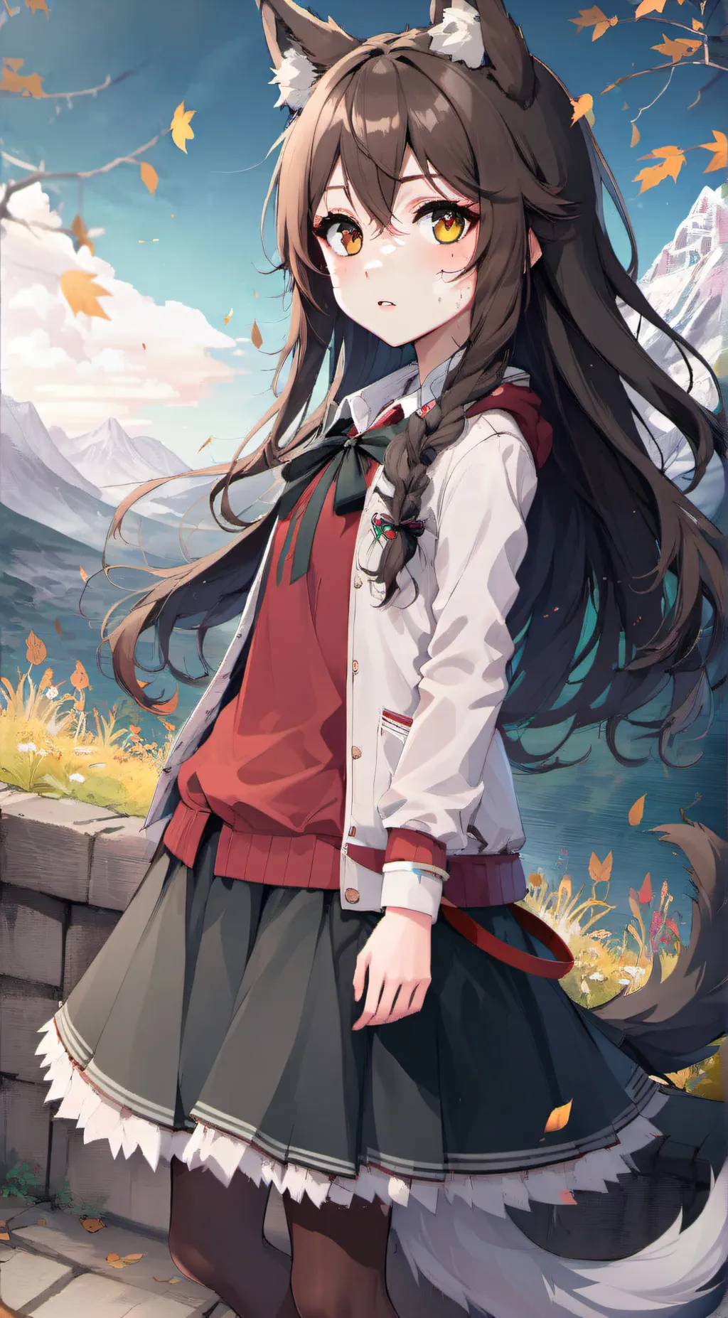ai character: Valerie  background