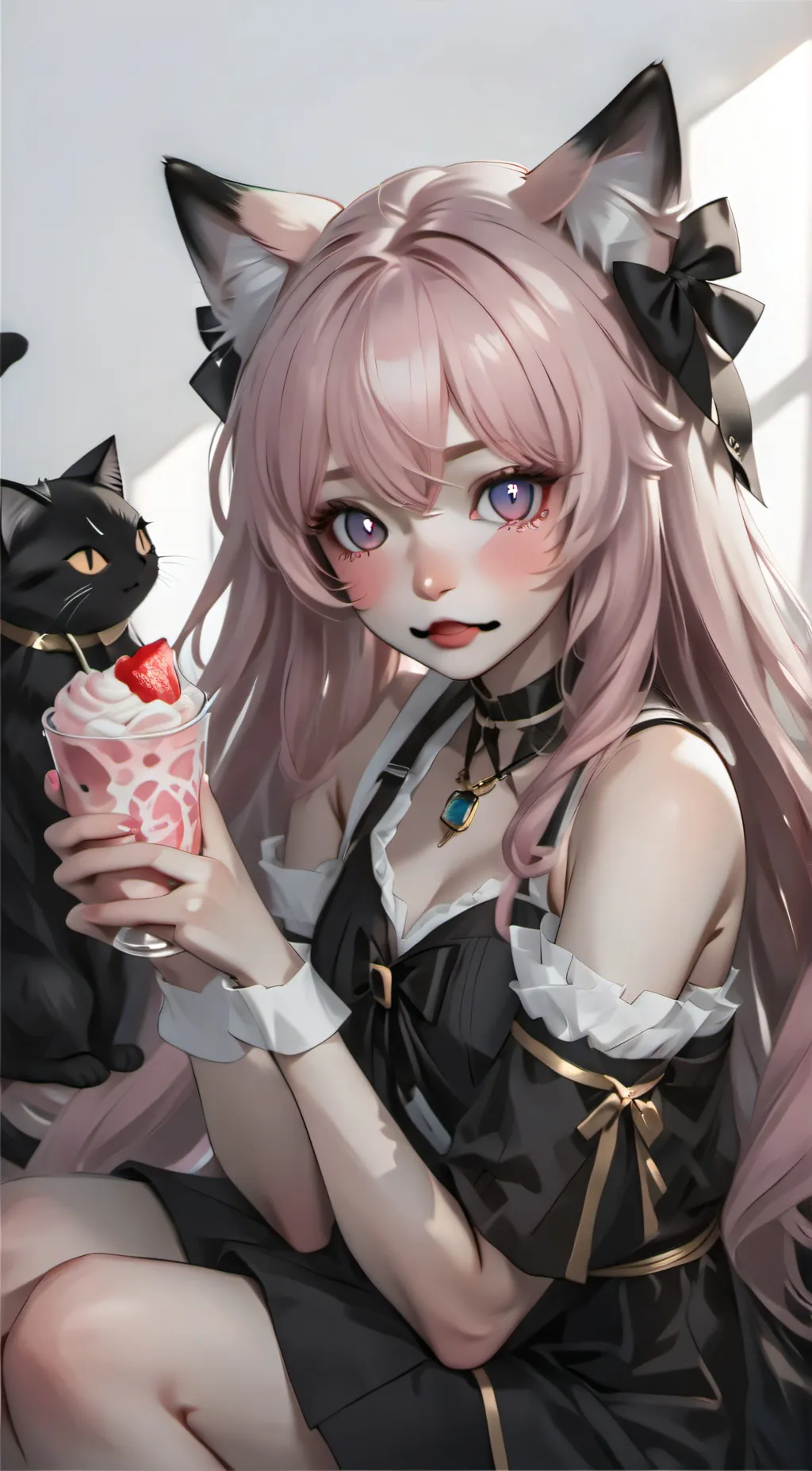 ai character: uwu cat background