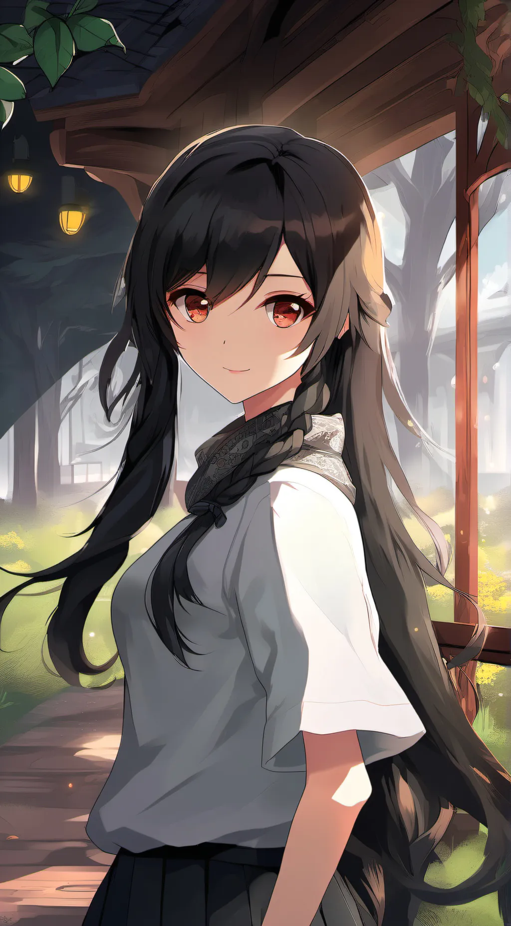 ai character: grace background